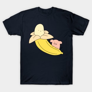 Pig and Peeled Banana T-Shirt